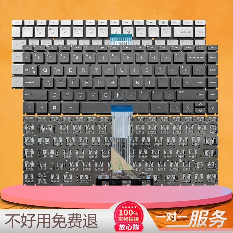 Keyboard for AU HP Stream 14 14-DS 14-CB 14-AX 13-S TPN-Q224 Q183 Laptop Replacement US Layout