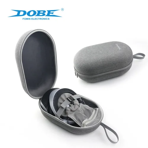 Imagen 2 del producto El juego de bolsas de almacenamiento para PS VR2 incluye cubierta protectora de lente + bolsa de almacenamiento + vendaje para almacenar casco VR bolsa dura de protección de mango VR