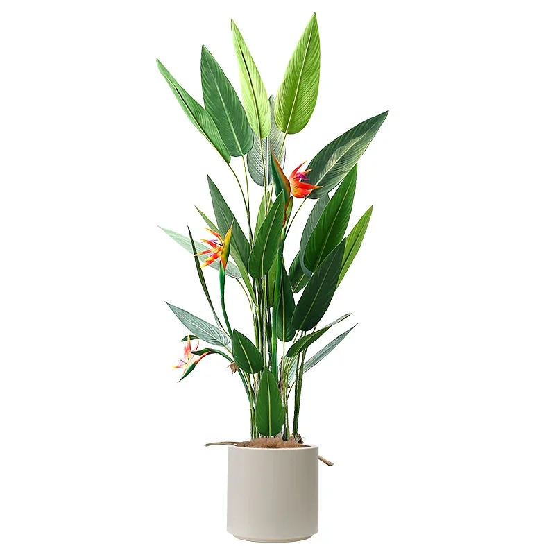 Simulatie Grote Planten Vloer Bonsai Gunstige Vogel Paradijsvogel Indoor Home Decoratie Schieten Landschap Rekwisieten Thuis - afbeelding 2