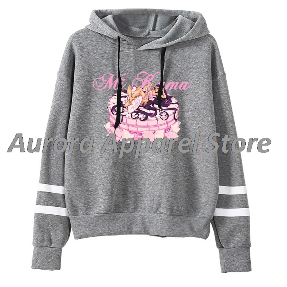 بلوفر Paloma Mami Mi Kama Merch بغطاء للرأس بدون جيوب وأكمام متوازية ملابس الشارع #3