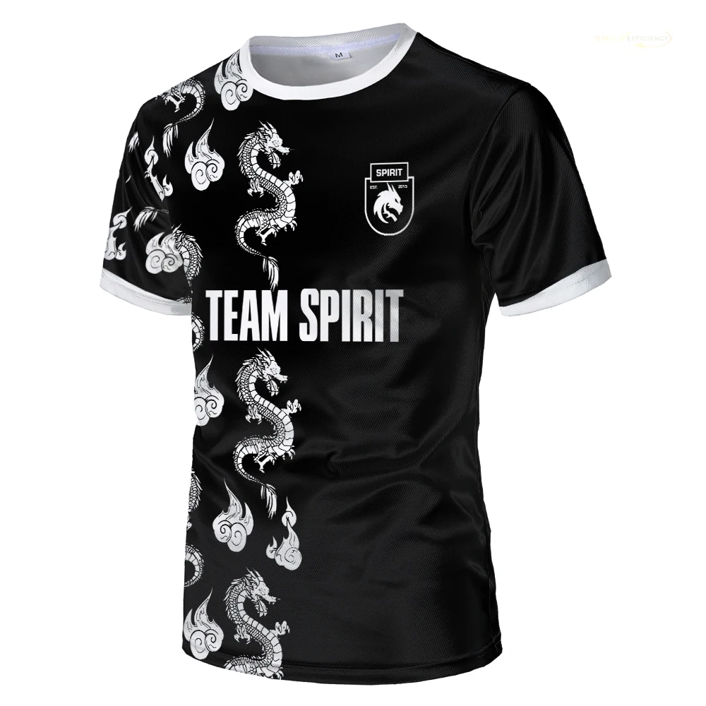 E-sports Team Team Spirit Training Uniform CS2 DOTA2 Summer Quick-drying Sweatshirt Cosplay Harajuku Sports Tops Men\'s T Shirts