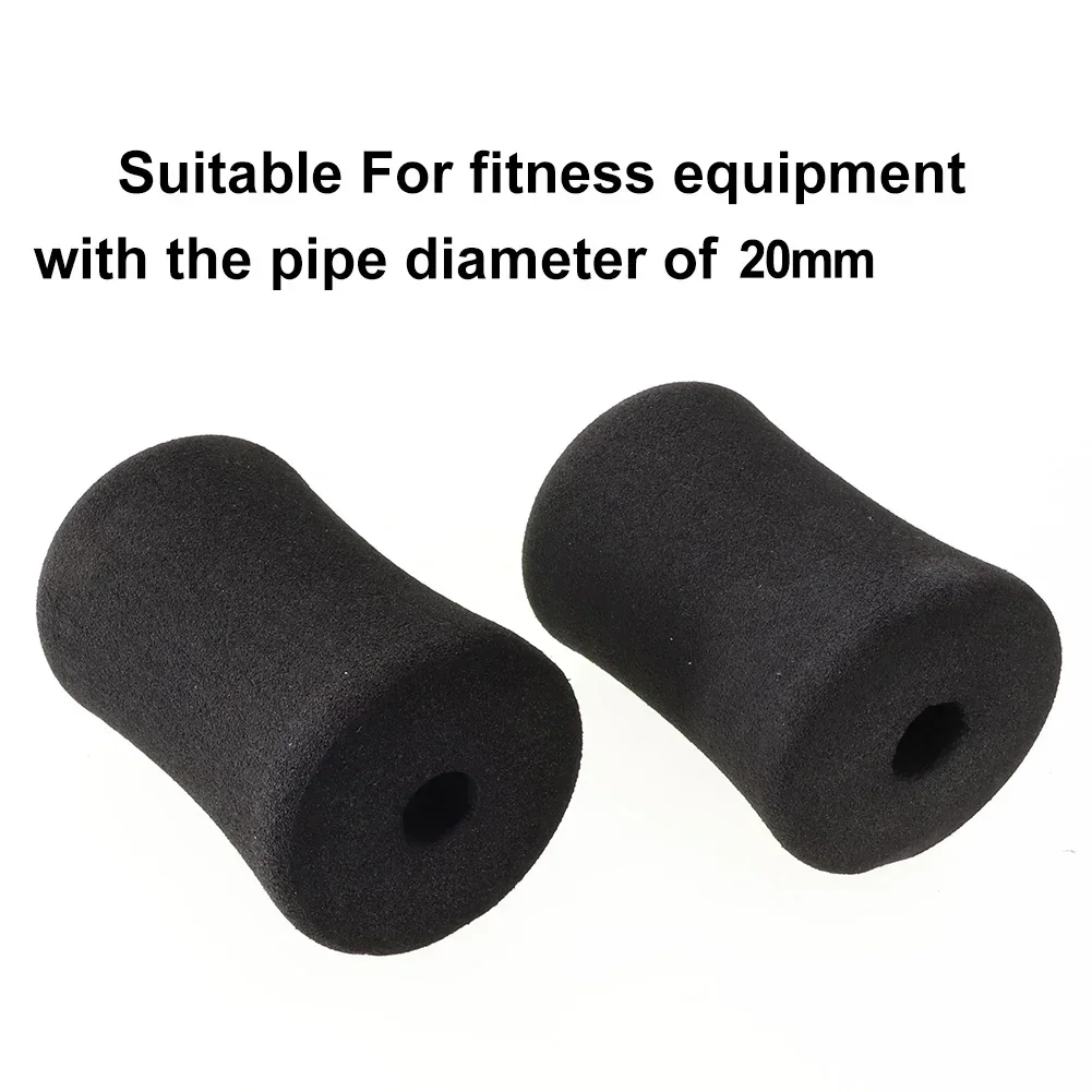 2PCS Foot Foam Pads Rollers Replacement For Leg Extension For Weight Bench Fitness Equipment Gear For Tube Diameter 22-25mm