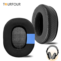 TOURFOUR Replacement Earpads for ATH-M20x,ATH-M30x,ATH-M40x,ATH-M50x,ATH-M50x WH,ATH-M50BTx Headphones Ear Cushion Headband