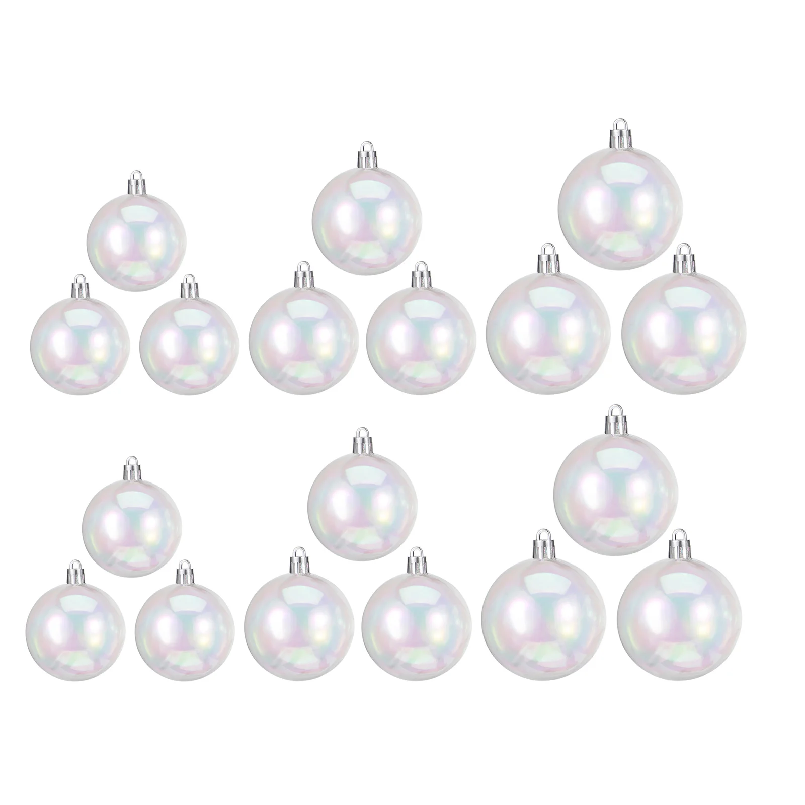 

30 Pcs Clear Plastic Balls for Crafts Christmas Baubles Tree Decor Hanging Decoration Ornaments