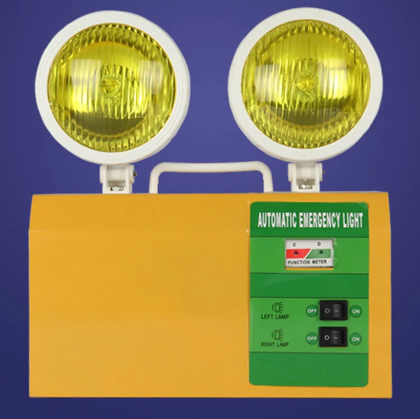 

Emergency Light Led Lamp Emergency Lighting Twin Spots Light 6w Lighting Evacuation Channel Lights Ac85-265v 50/60HZ