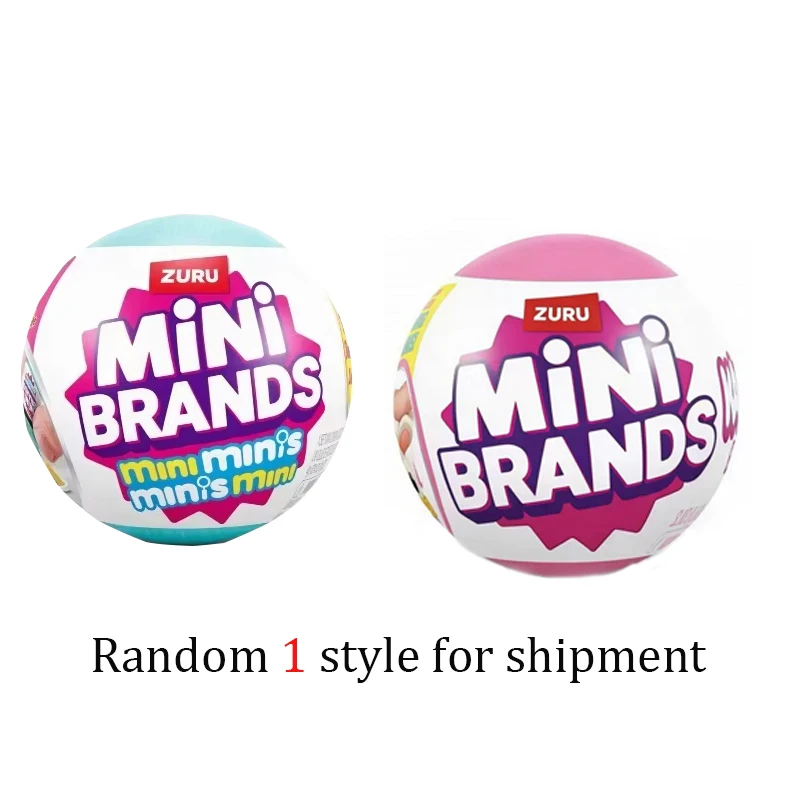 2026 NEW ZURU Mini Brands Mini Fridge Set with Original Packaging Blind Box Openable Fridge Door Anime Figure Mystery Box Model view 5