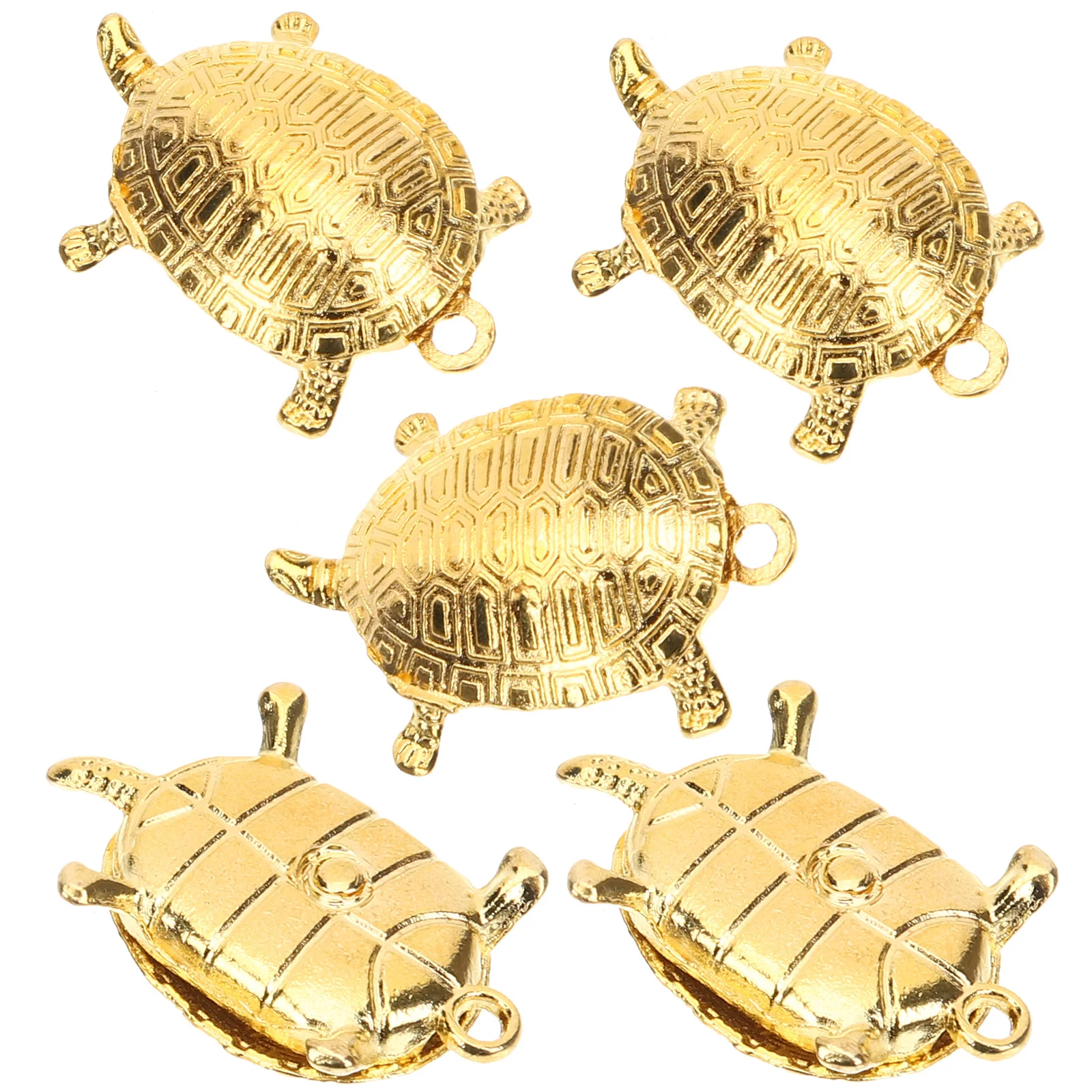 

5 шт., брелок, ювелирные изделия, подвески, подвески в виде черепахи, брелок для ключей, золотые маленькие аксессуары, декоративные долговечные подарки «сделай сам», сумка для путешествий