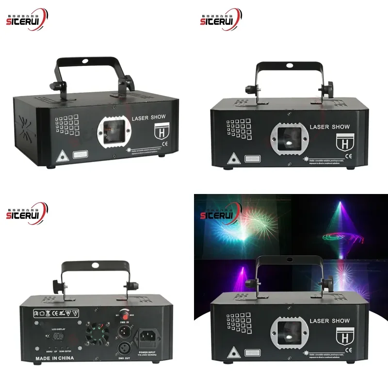 SITERUI Cheap And Good Effect Stage Light 500MW Ten In One Full Color Animation For Evening Party And DJ Club