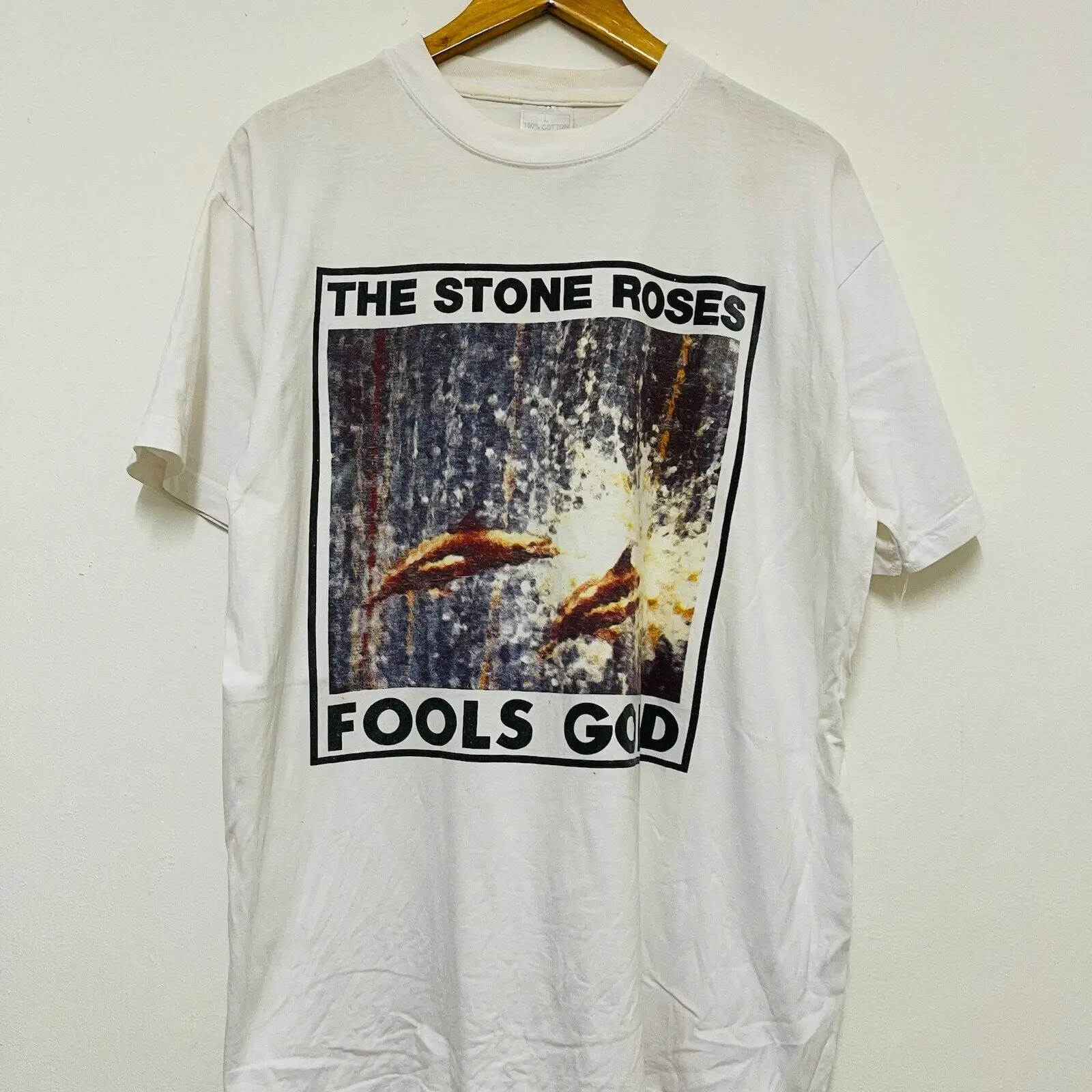 Vintage 80’s The Stone Roses “ Fools Gold 1989 Alt Rock T-Shirt / Madchester / S