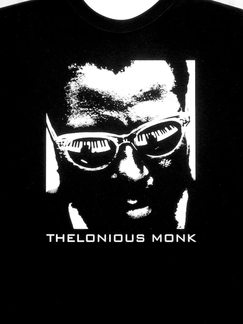 

Thelonious Monk t shirt to usa dream chaser Men's Cotton T-Shirt O-Neck Tees Short Sleeve Clothes Big Size