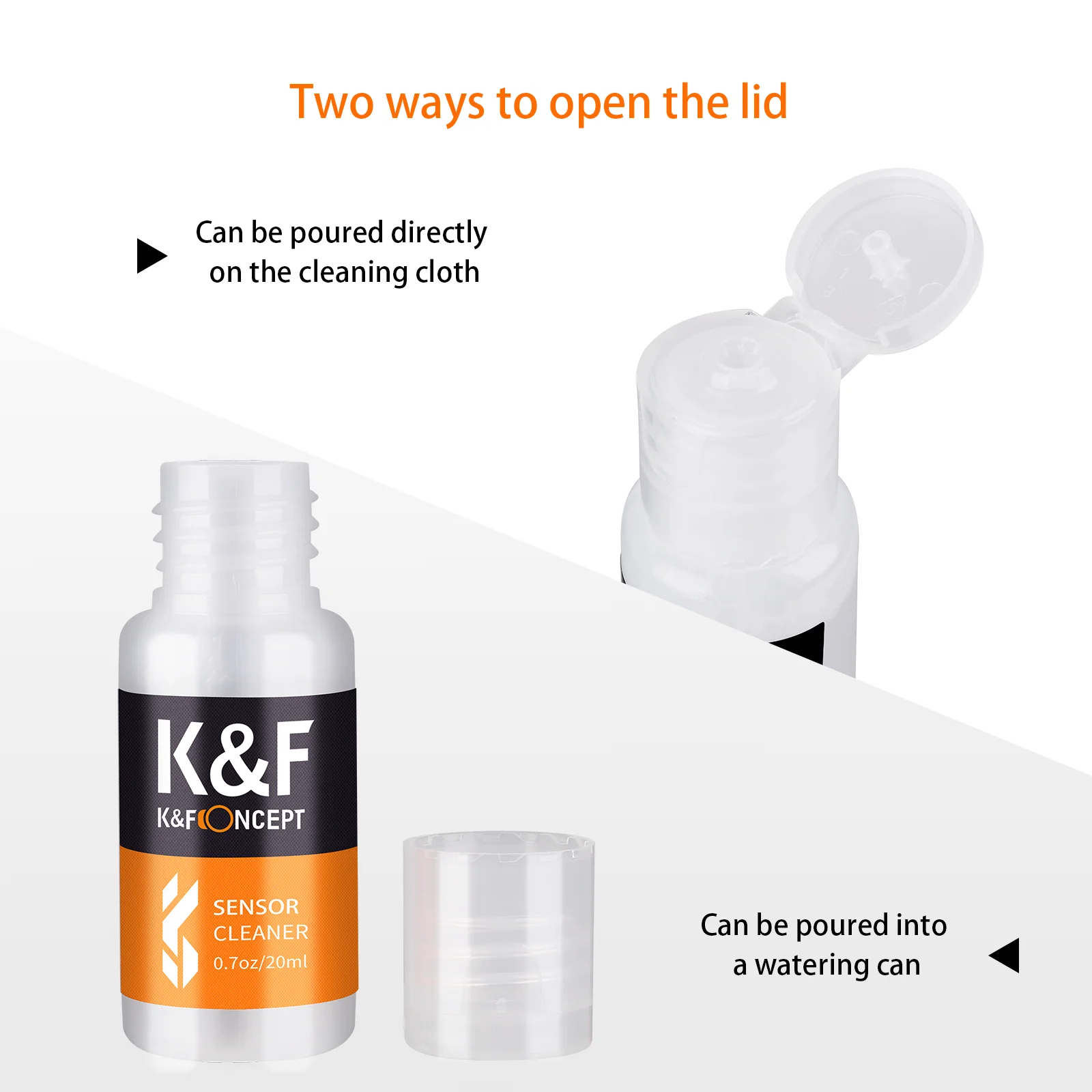 K&F Concept 10Pack 20ml Camera Lens Cleaning Lequid For DSLR Camera Laptop Mobile Phone Glasses Lens Cleaning