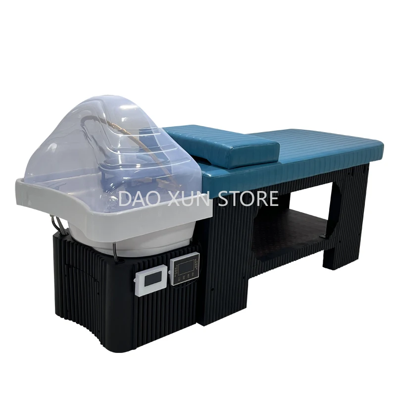 Head Spa Thai Shampoo Bed Sink Phototherapy Water Circulation Hair Washing Bed Luxury Krzeslo Szampon Salon Equipment MQ50SC