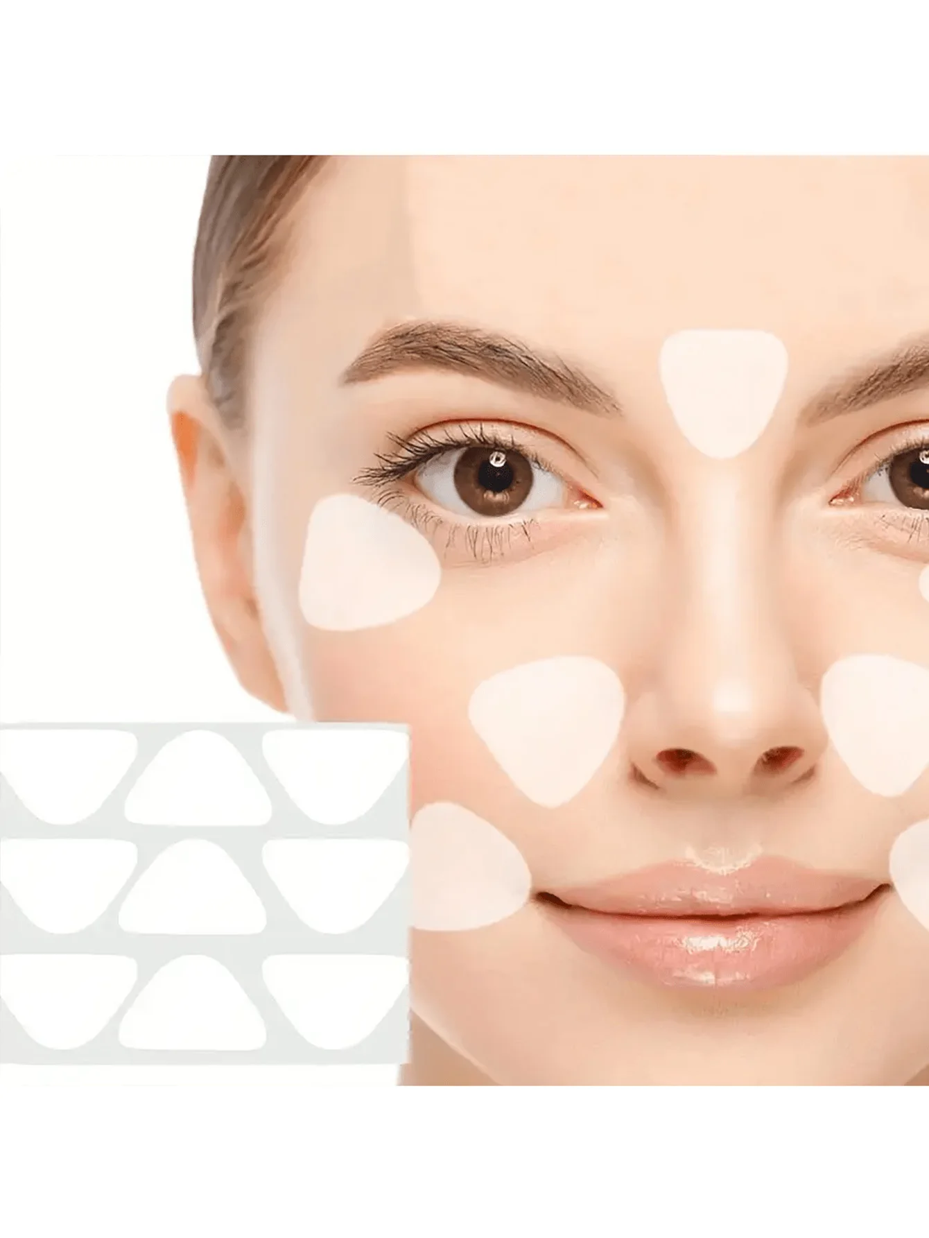 90 Silicone Smoothing Patches, Suitable for Forehead and Smile Lines, Fragrance-Free, Alcohol-Free, No Power or Battery Required, a Safe Skin Care Solution