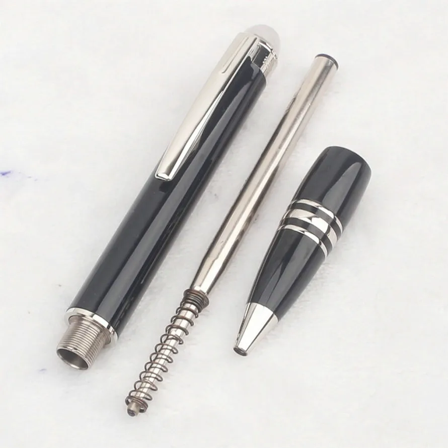 2015 مجموعة خاصة متعددة MB الراتنج الأسود رقعة الشطرنج كريستال Sta Rollerball جل قلم حبر جاف مكتب مع المسلسل