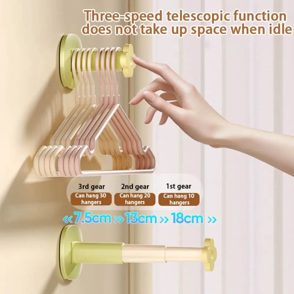 

2 шт., вешалка для дофамина, стеллаж для хранения без удара, расширяемая вешалка для одежды, органайзер для хранения, экономия места, прочная несущая способность