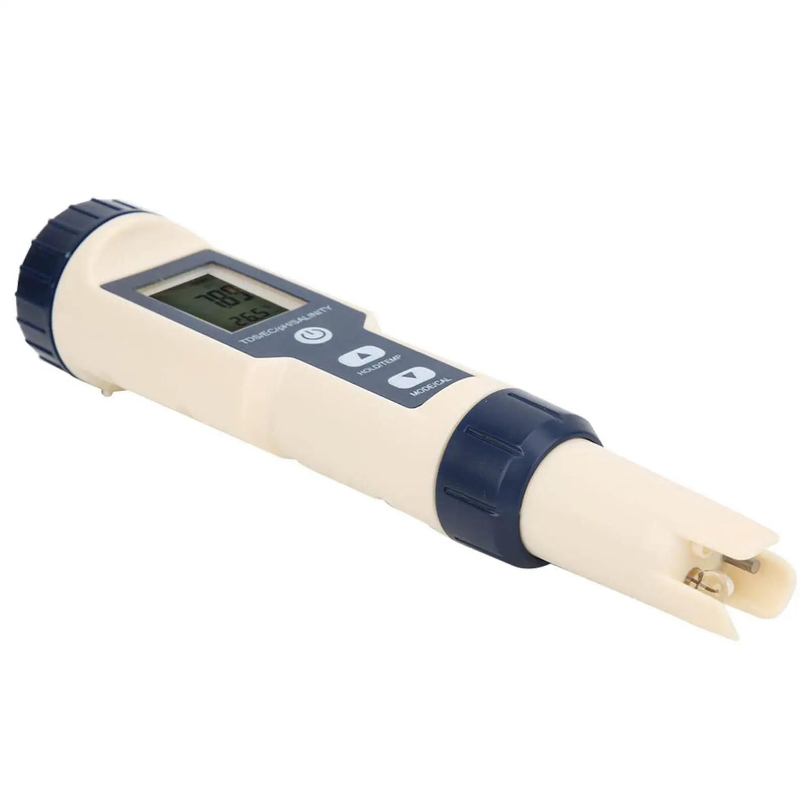 EZ-9909 Probador portátil de calidad del agua 5 en 1: medidor de pH, salinidad, temperatura, TDS y EC