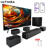 ULTIMEA 7.1ch Dolby Atmos Soundbar for TV, Home Theater Surround Bluetooth Speakers with Wireless Subwoofer, Smart APP Control