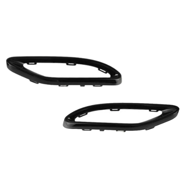 Car Rear Exhaust Tailpipe Trim Cover For Mercedes-Benz C-Class W205 2013-2017