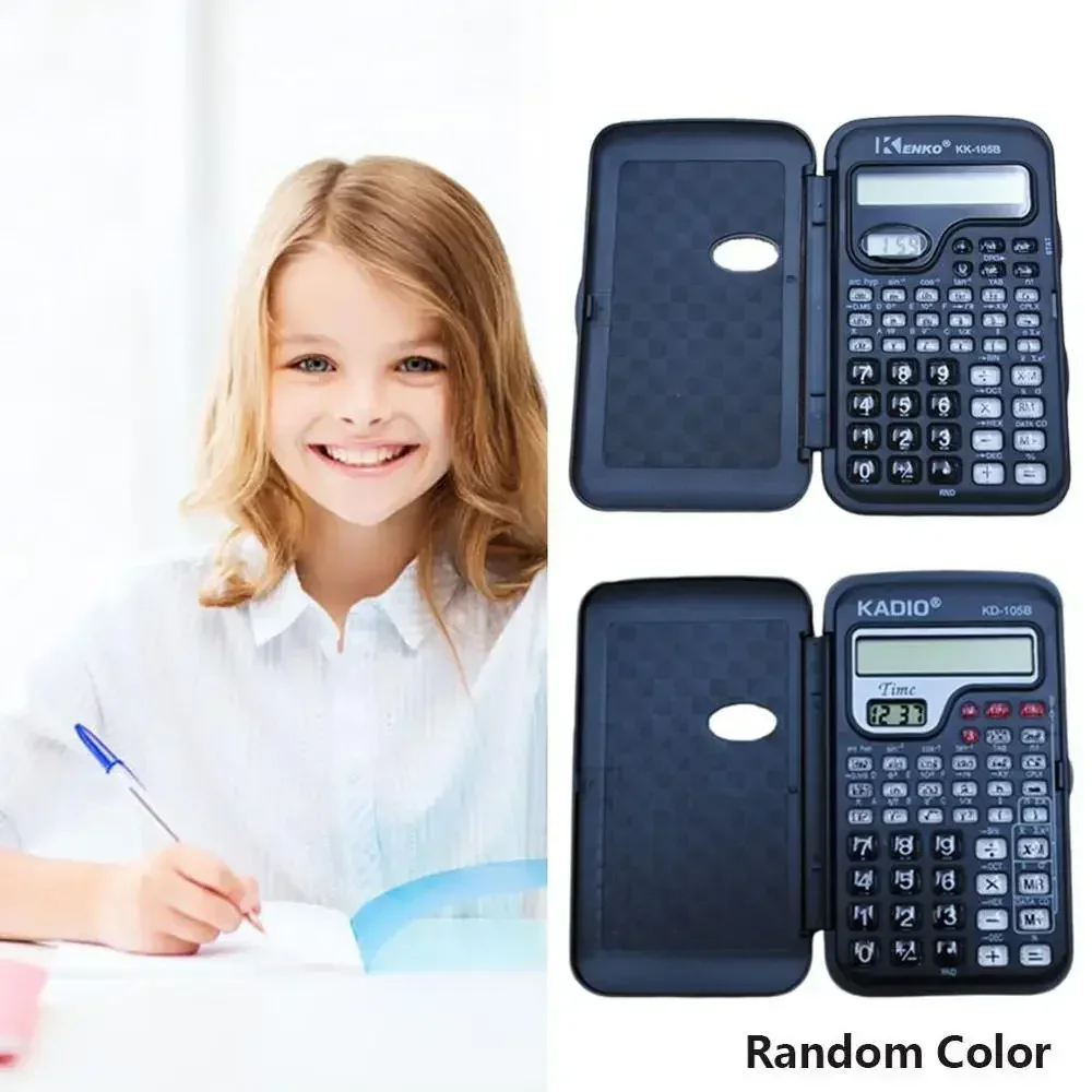 New Portable Multifunctional Pocket Handheld Scientific Calculator With Clock Student School College For Mathematics Teaching