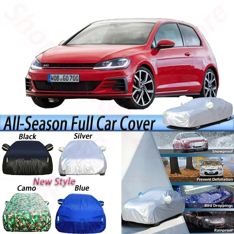 

Waterproof Car Covers For VW Volkswagen Golf 1994-2025 Auto Sun Rain Snow Dust Resistant Cover Windproof