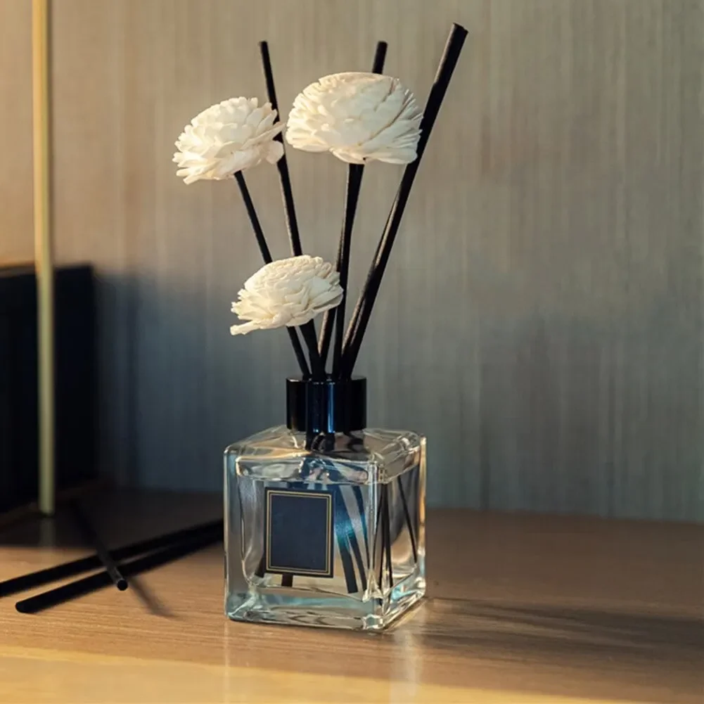 Creative Flower Rattan Reeds Fragrance Diffuser Non-fire Replacement Refill Sticks Home Aromatic Incense