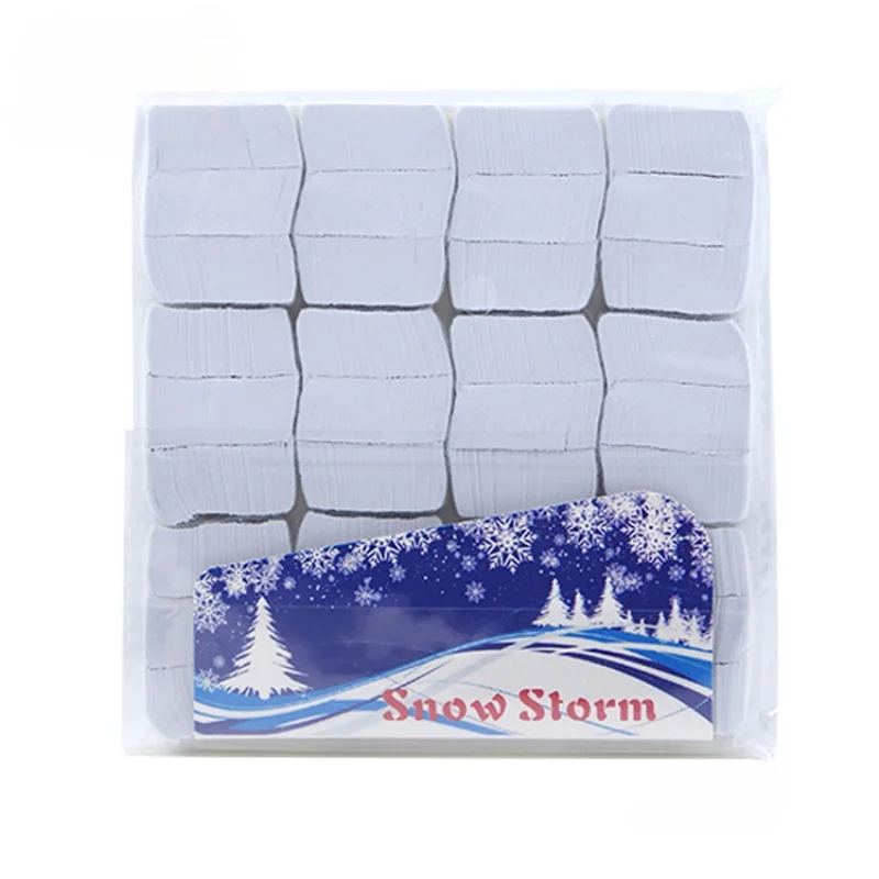 Square Snow Storm (12pcs/bag) Magic Trick Toy Finger Snow Paper Snowflakes Props White SnowStorm Magician for Children Adult