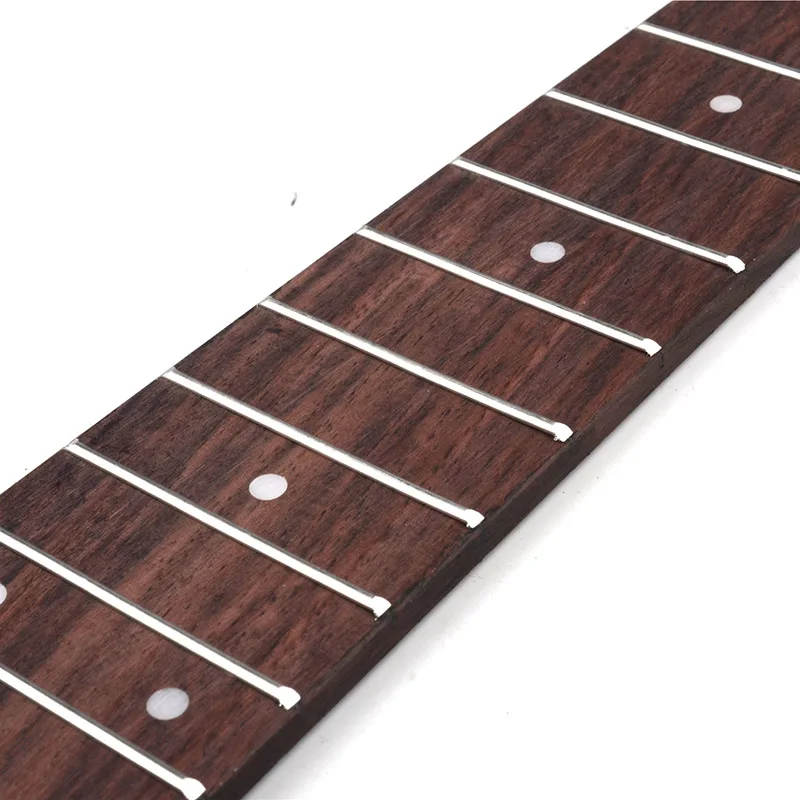 Maple Fretboard Rosewood Ukulele Fingerboard for 26 Inch Tenor Ukulele with 3mm Dot 18 Fret Fretboard UK Parts