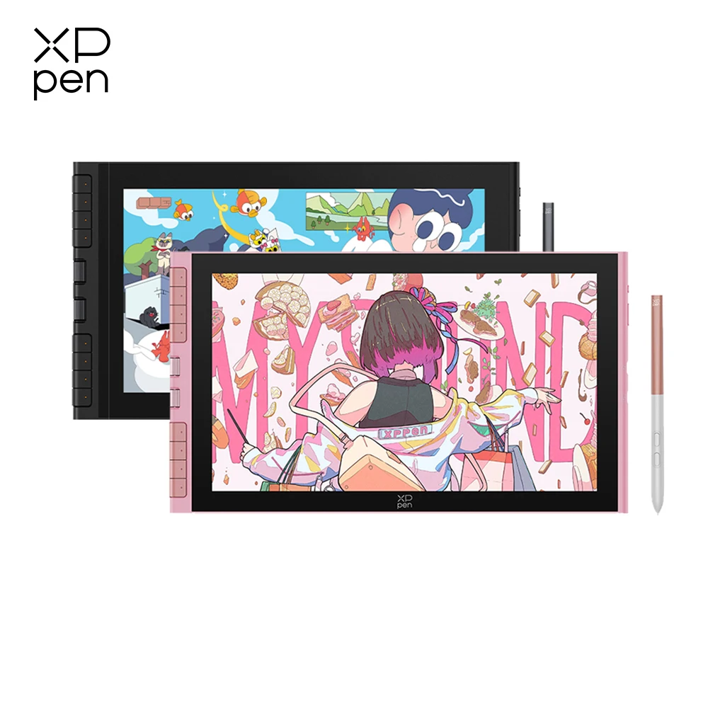 XPPen Artist 12 第3世代 11.9インチ グラフィックモニター X4スマートスタイラス付き 2ダイヤル 8キー 折りたたみ式スタンド 描画デザイン用 子供向けギフト
