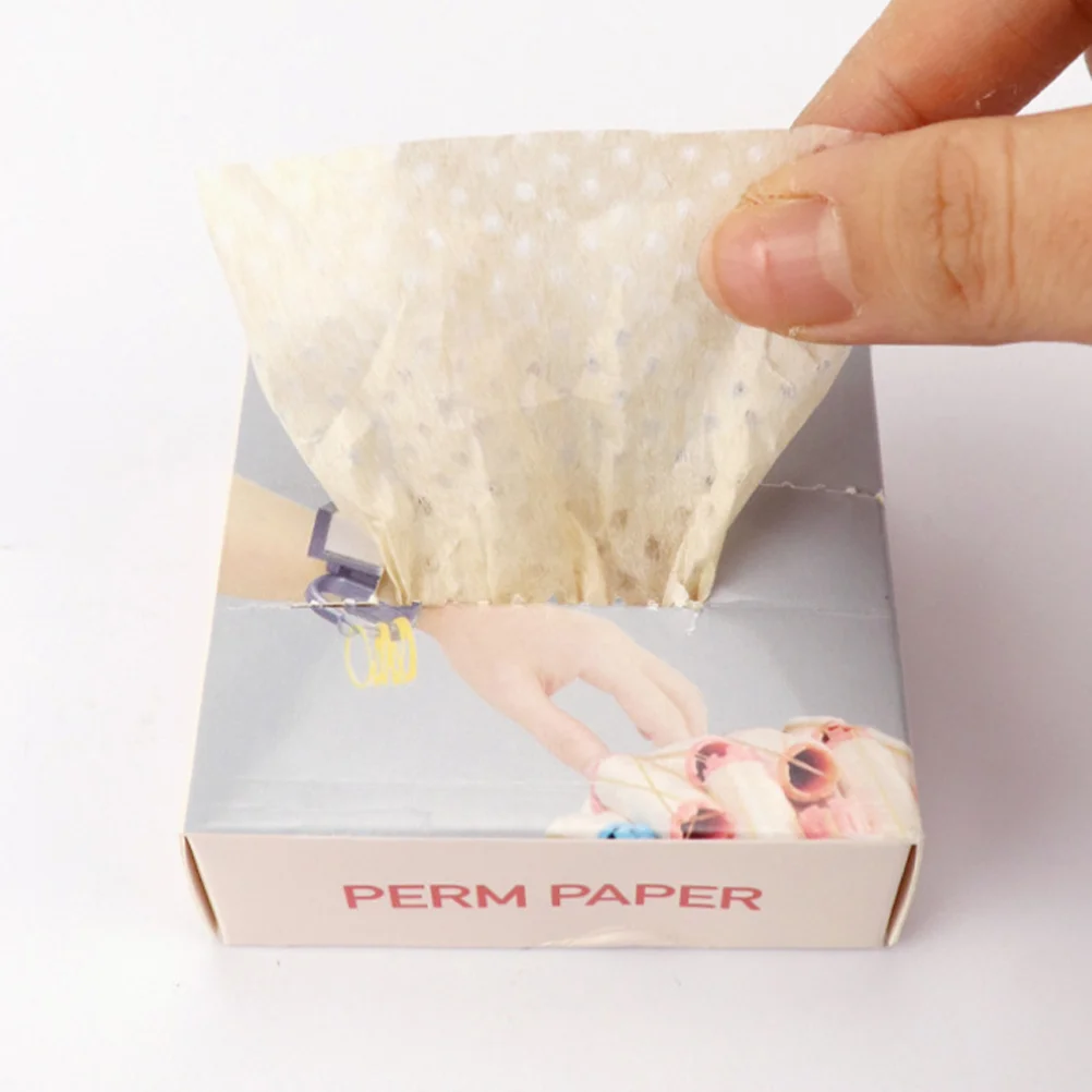 200 Pcs Perm Paper Hair Styling Tool The Tail Salon Supplies for Hairdressing Tools