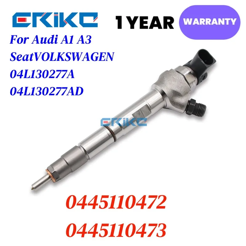 

Топливная форсунка 0 445 110 472, дизельная форсунка 0445110472 0445110473 для Audi A1 A3 Seat VOLKSWAGEN 04L130277A 04L130277AD