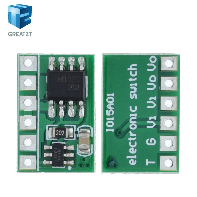 TZT 6A DC 3V 3.3V 3.7V 5V Electronic Switch Latch Bistable Self-locking Trigger Board for LED Motor Driver Solar Lithium battery