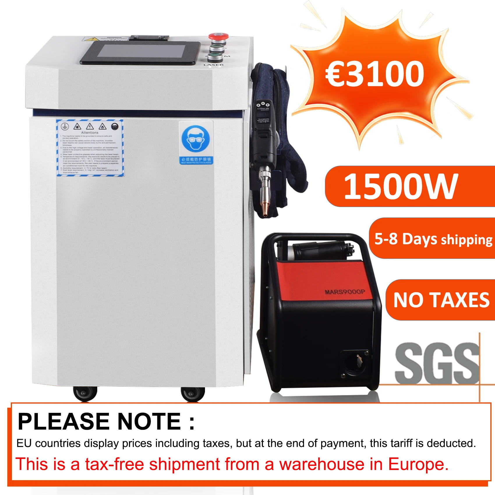 3000W 4 IN 1 Fiber Laser Welding Cutting Cleaning Soldering Machine 2000W 1500W Reci Handheld Fiber Laser Welder for All Metal