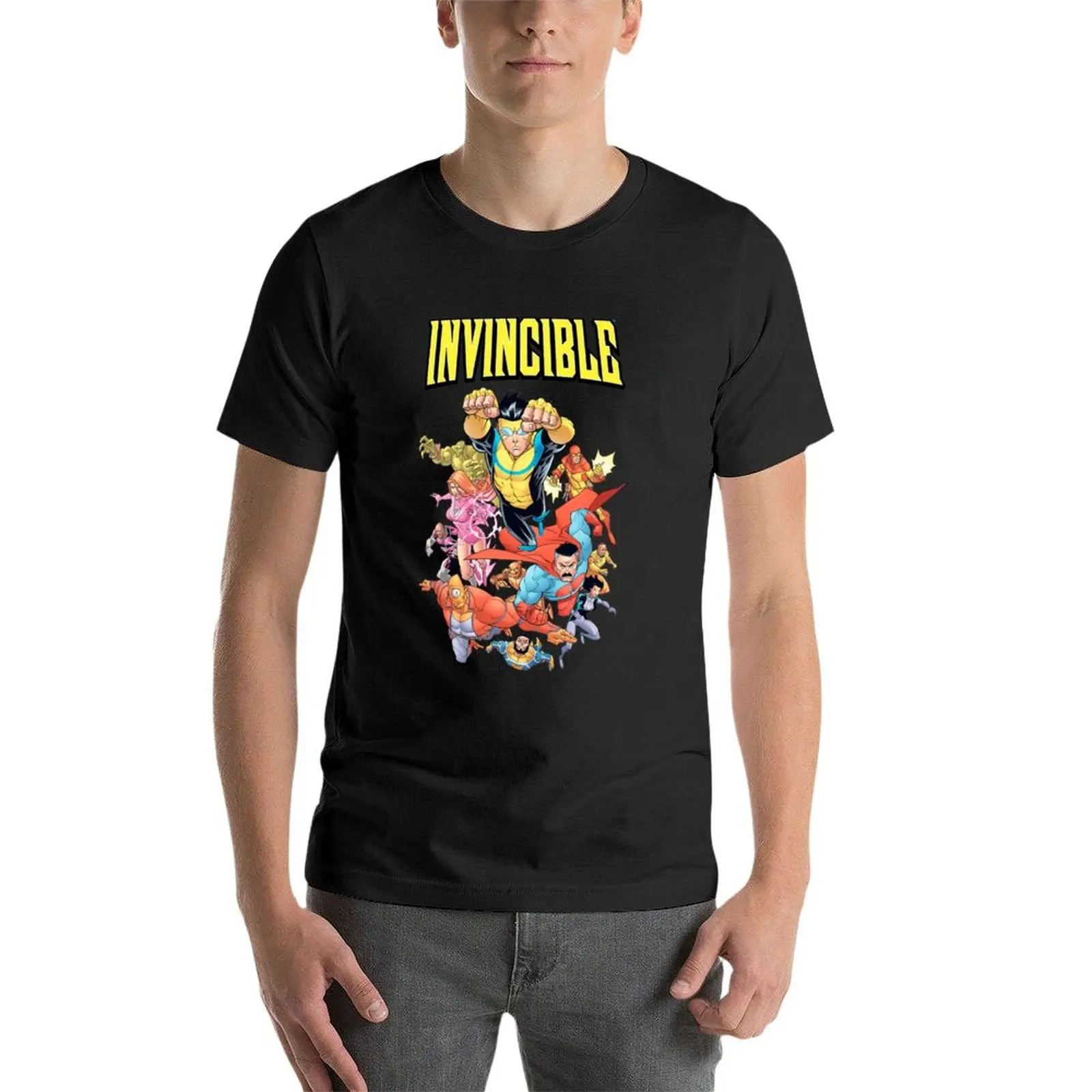 New Invincible T-Shirt graphics t shirt korean fashion Blouse T-shirts for men cotton