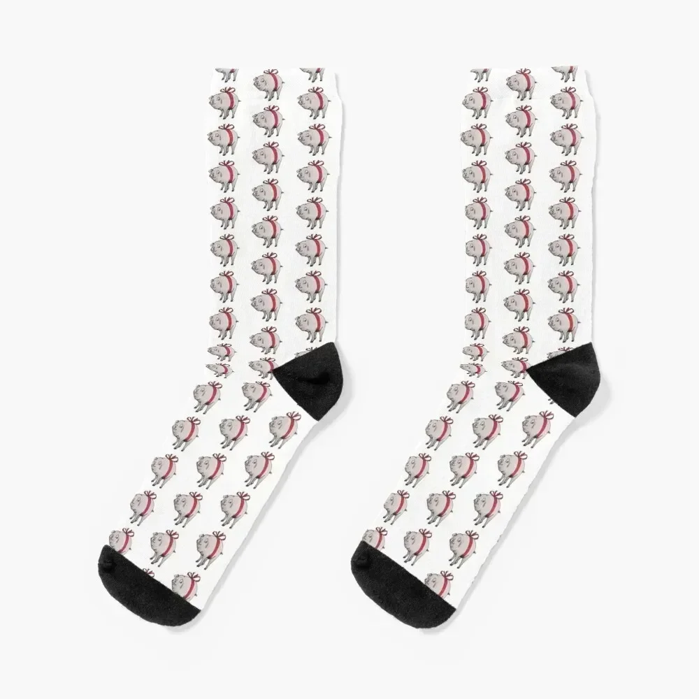 

Christmas Pig Socks ankle sports stockings golf Socks Female Men's
