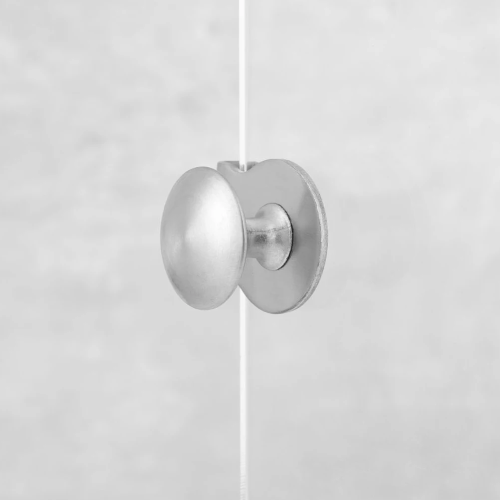 

2Pcs Glass Door Latch les No Drill Stainless Steel Shower Clip Shower Door Clip Cabinet Pulls Glass Kitchen Hardware