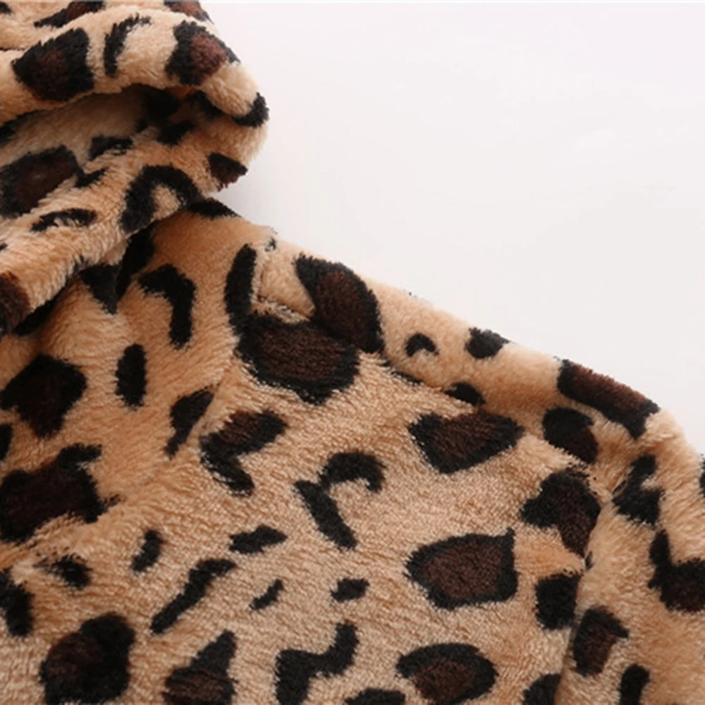 Stylish Leopard Zip-Up Hoodie: Durable, Comfortable Fall/Winter Outerwear, Unique Color Block Design - Perfect for Women