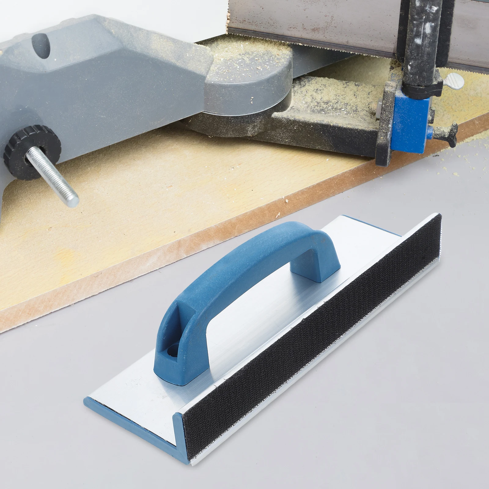 

2Pcs SelfAdhesive Holder for Wall Corner Lightweight Wall Corner Sandpaper Holder Durable Plastic Handle Sanding Tool