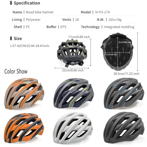 Imagen 2 del producto PJT-casco de ciclismo ultraligero para hombre y mujer, gorra de seguridad para bicicleta de montaña y carretera, equipo de bicicleta de carreras, en molde, nuevo