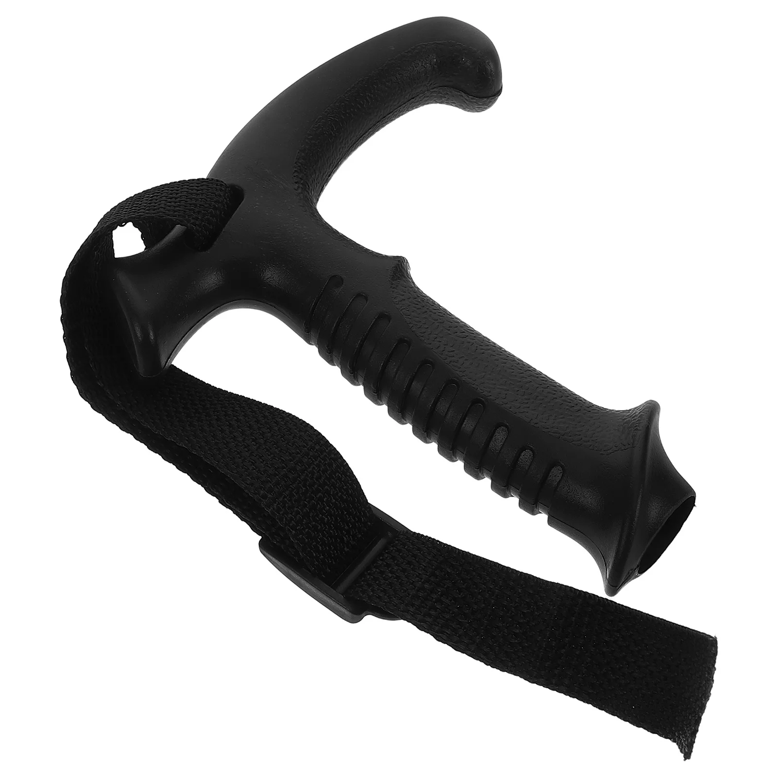 T-مقبض الرحلات القطب قبضة مريح البلاستيك عصا للمشي مقبض قابل للتعديل شريط للرسغ المشي لمسافات طويلة عصا استبدال مقابض القطب التزلج #2