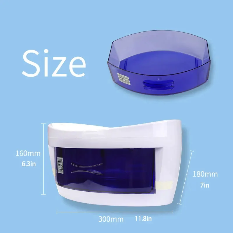 UV Sterilizer for Instruments Disinfection Nail Tool UV Disinfection Steriliser Cabinet Drawer Beauty Portable Disinfector