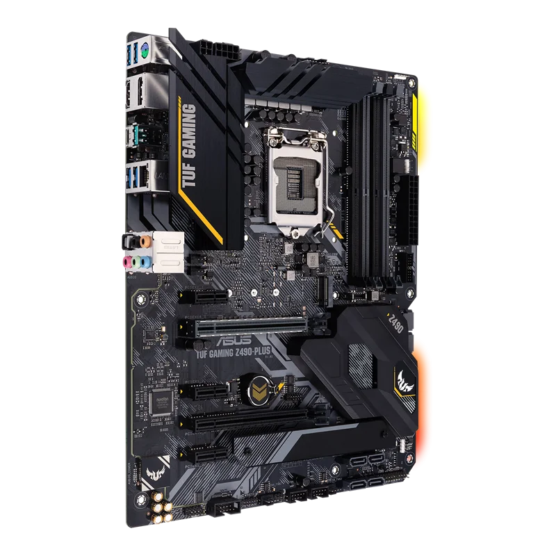 TUF GAMING Z490-PLUS ASUS Motherboard LGA 1200 Support 10th Gen i5-10400F i5-10600KF i7-10700K i9-10900K CPU DDR4 ATX Z490 PC