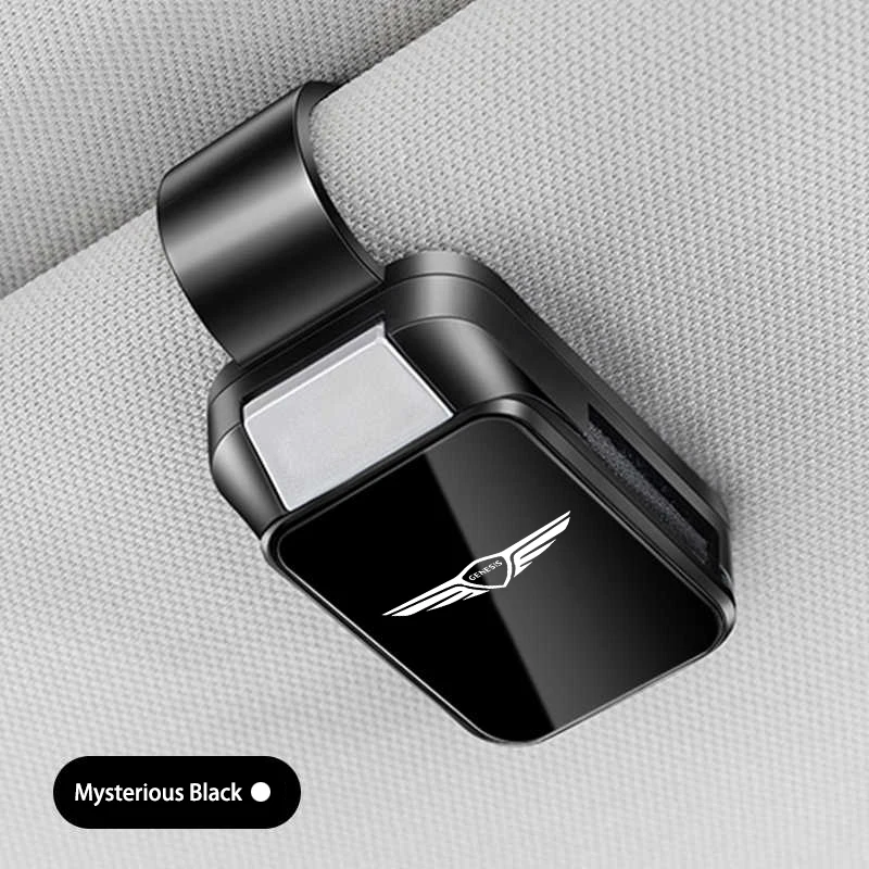 Genesis Car Glasses Case Car Sun Visor Glasses Holder Sunglasses Card Ticket Clip - view 2