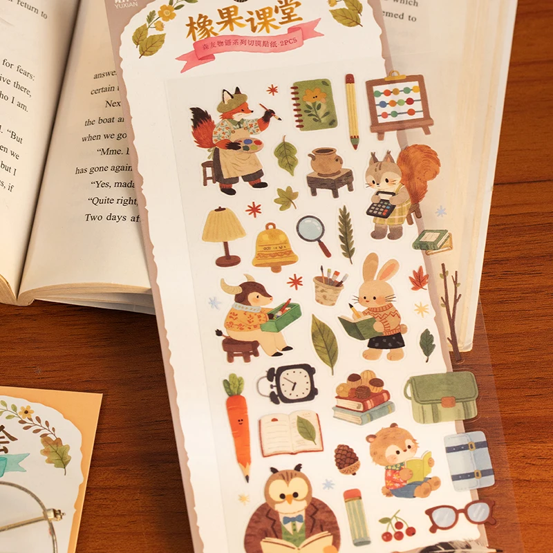 2 قطعة/الحزمة لطيف الحيوانات لعب الأطفال أعواد تزيين اليدوية الحرفية Diy بها بنفسك سكرابوكينغ المجلات لوازم #5