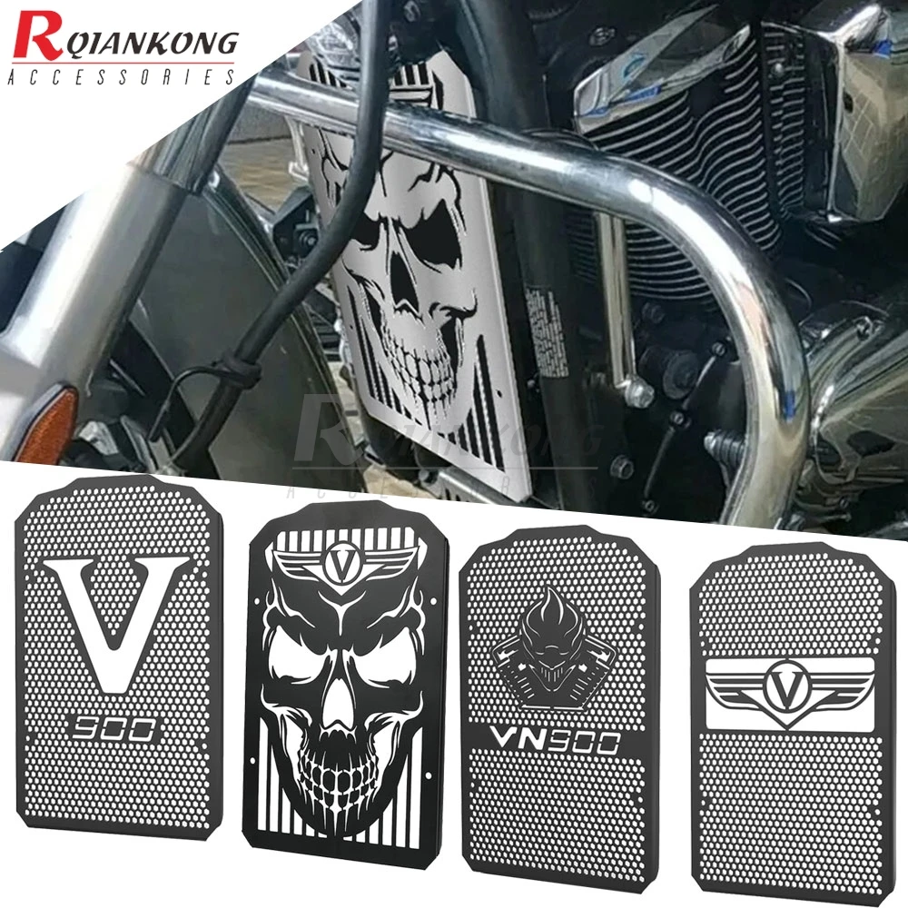 Motorcycle Radiator Grille Guard Cover Protector FOR KAWASAKI VULCAN 900 VN900 CLASSIC/LT Vulcan 900 VN900 Custom 2007-2024 2023