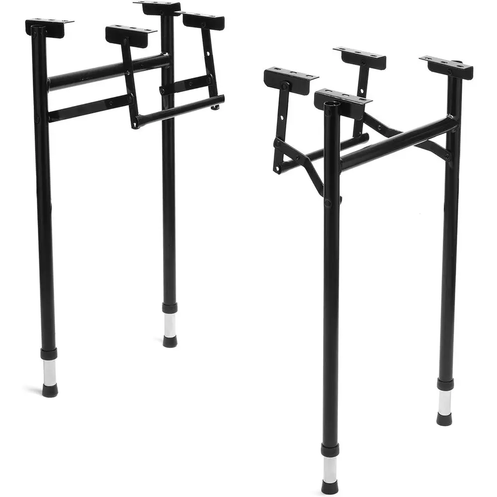 

Heavy-Duty Adjustable Table Legs, 2-Pack - 14 Wide for Replacement or DIY, Indoor/Outdoor, US-Made, Durable (14 Wide, Adjustable