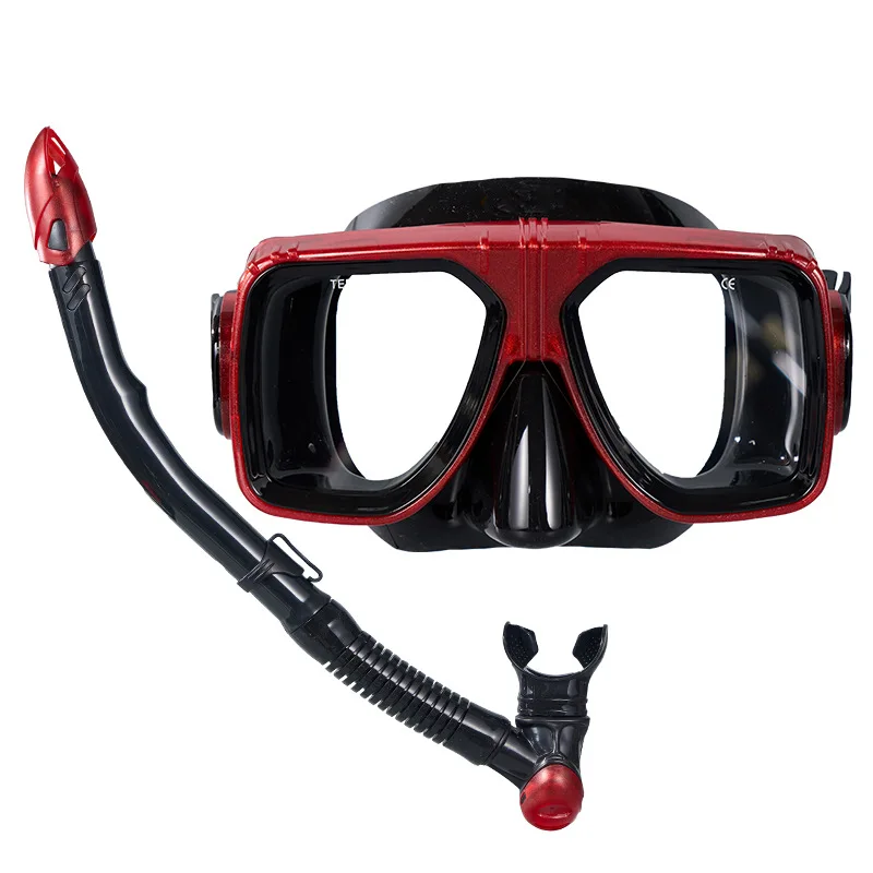 New snorkeling set two-piece set high-definition diving goggles fully dry breathing tube adult diving set