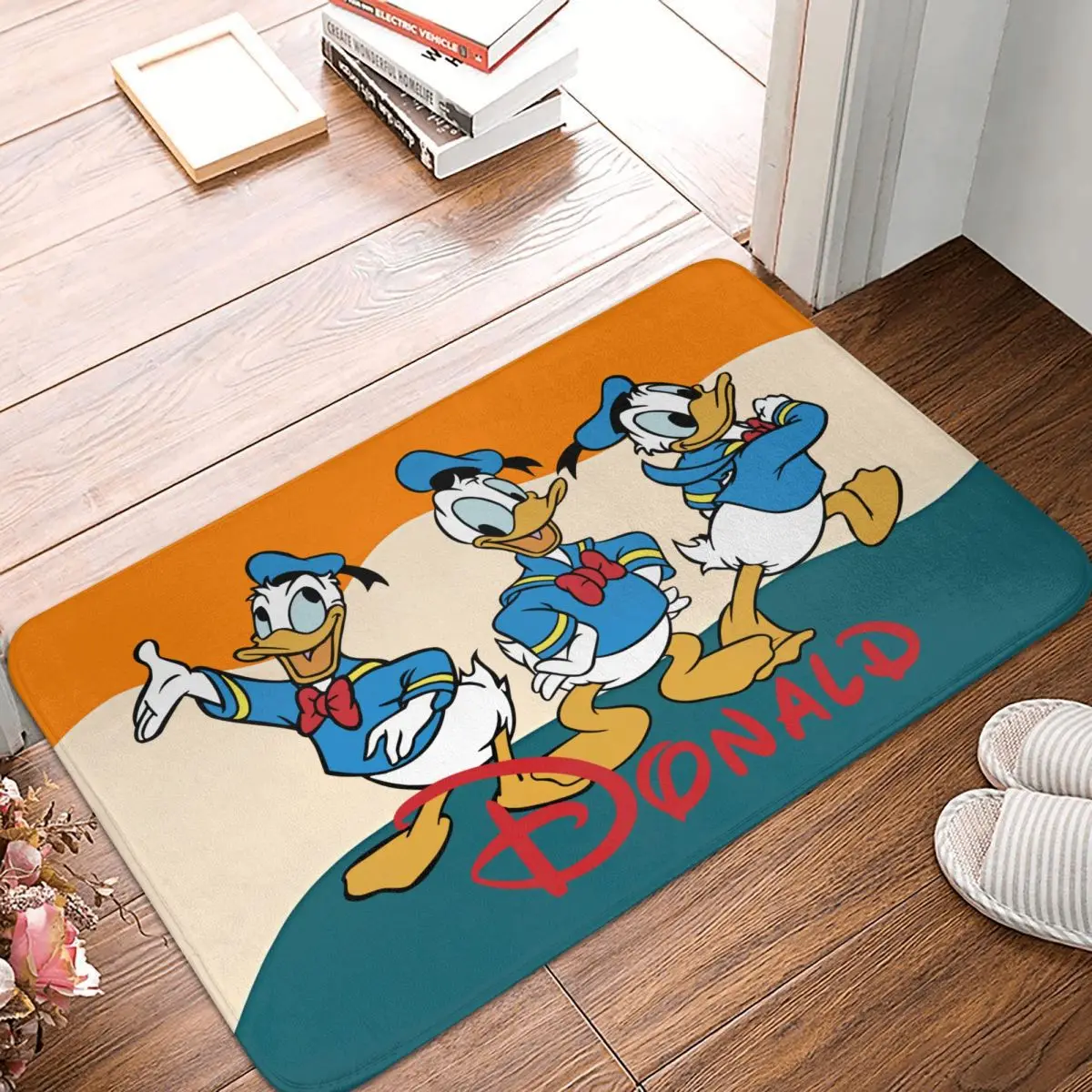 Disney Bath Mat Donald Duck Doormat Living Room Carpet Entrance Door Rug Home Decoration