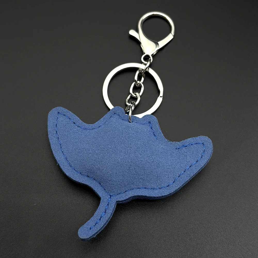 Niedlicher Manta-Rochen-Schlüsselanhänger für Damen und Herren, rot, vollständig mit Strass besetzt, Taschenanhänger, schöne Szenendekoration, Ozeanfisch-Schlüsselanhänger, Schmuck – Detail 7