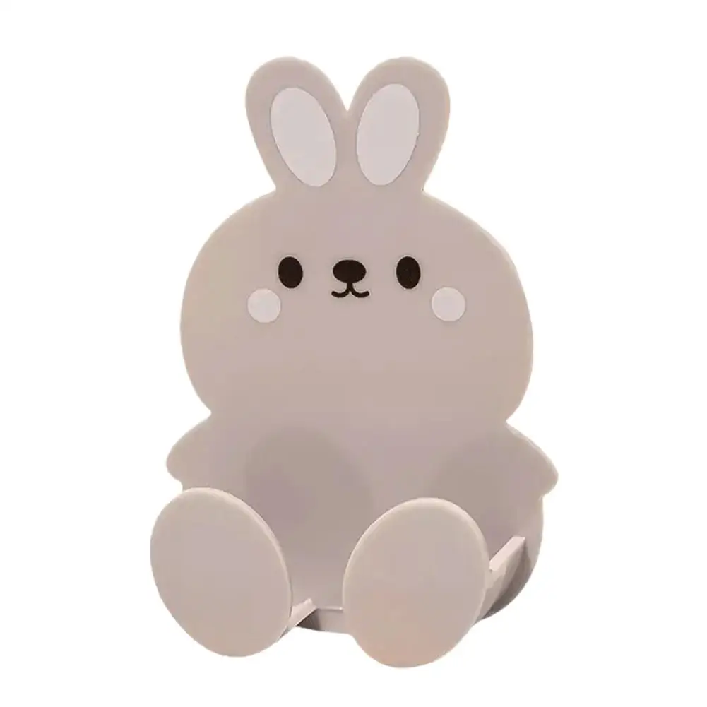 Cute Rabbit Plug Hook Kitchen Wall Hole Free Hook Room Phone Decorative Multifunctional Rack Hook Living Charging K1h1