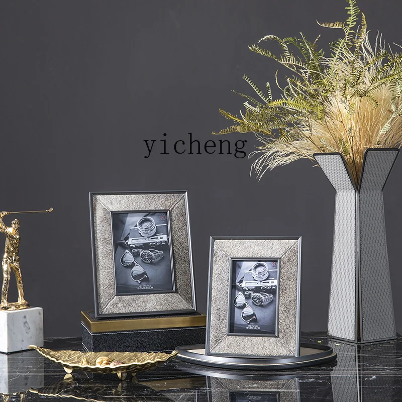 TWR إطار الصورة الشمعدان صينية ضوء زخرفة فاخرة مجموعة فيلا إطار الصورة الجدول